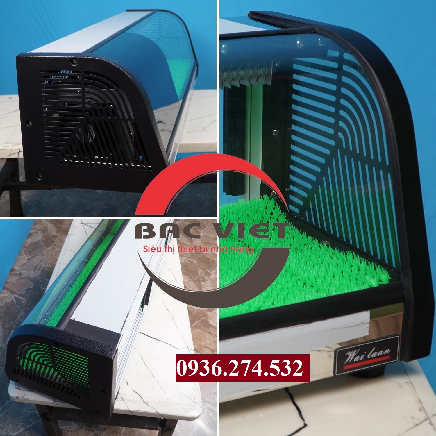 Tủ làm lạnh, bảo quản và trưng bày Sushi 1 tầng 1m2