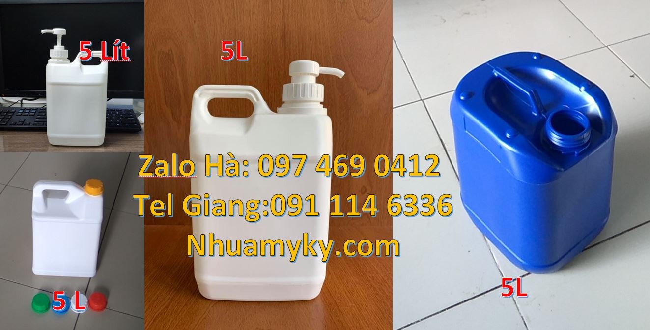Bán can nhựa nhỏ hdpe đựng hóa chất,can nhựa 2l đựng chất lỏng giá rẻ