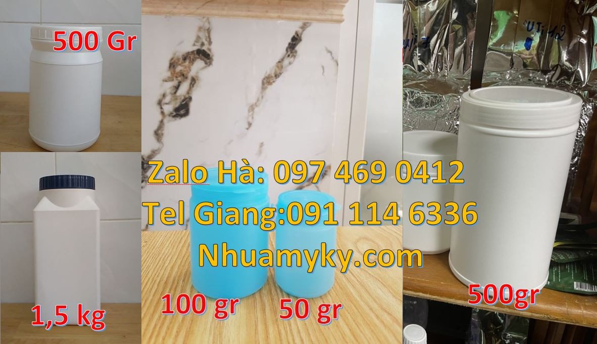 Bán hũ nhựa đựng thực phẩm,hũ nhựa đựng hóa chất, hũ nhựa đựng bánh ke