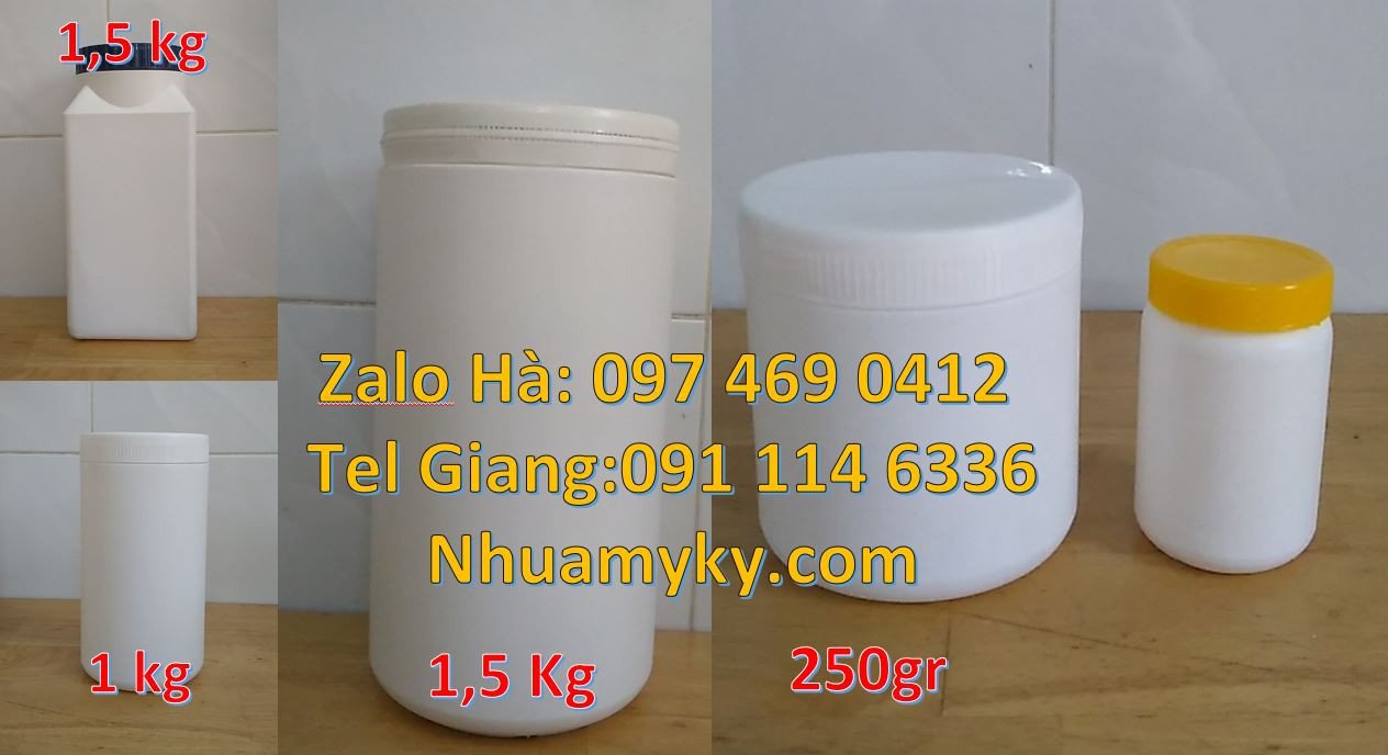 Bán hũ nhựa đựng thực phẩm,hũ nhựa đựng hóa chất, hũ nhựa đựng bánh ke