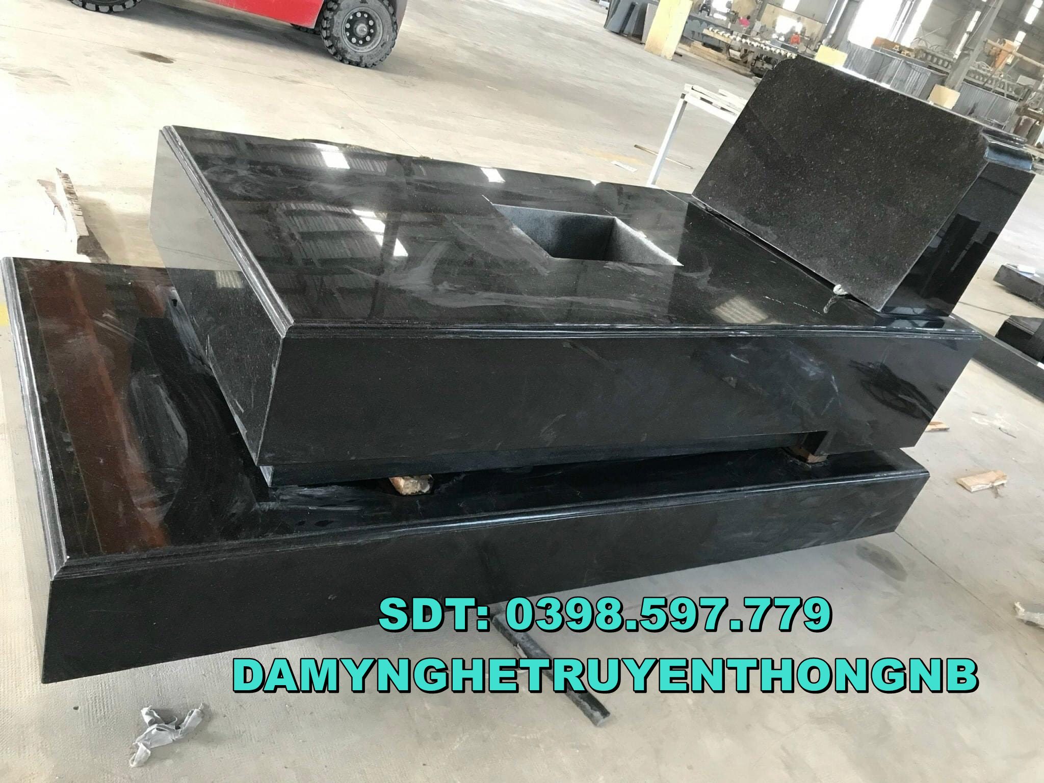 mộ đá granite nguyên khối đẹp nhất lắp đặt tại thuỷ nguyên hải phòng 2