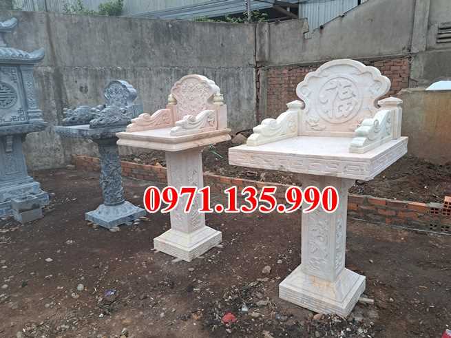 33 Cây hương bằng đá - Mẫu miếu bàn thờ thiên đá xanh đẹp bán Lạng Sơn