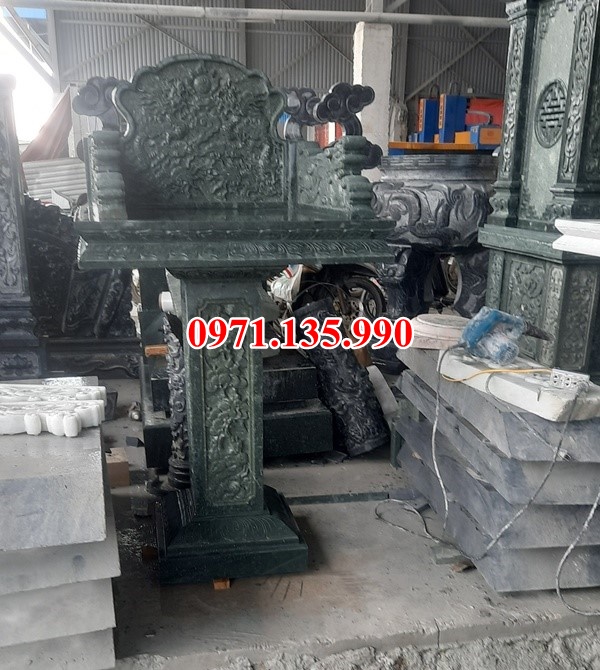 33 Cây hương bằng đá - Mẫu miếu bàn thờ thiên đá xanh đẹp bán Lạng Sơn