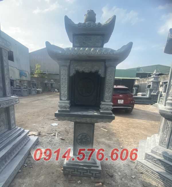 21 Hương án thờ thần linh đá nguyên khối đẹp Lào cai