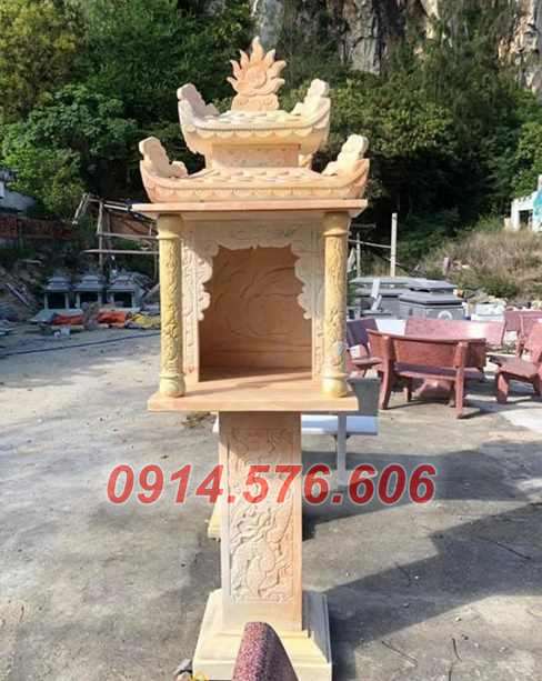 24 cây hương thờ sơn thần bằng đá xanh đẹp Sơn La