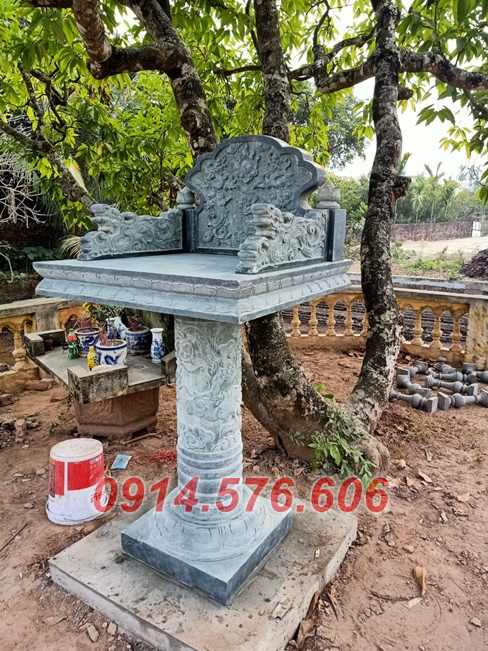 24 cây hương thờ sơn thần bằng đá xanh đẹp Sơn La