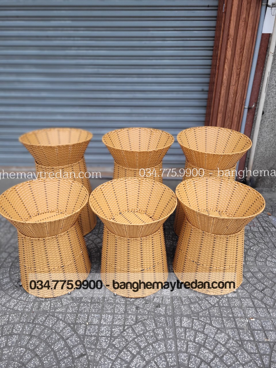 Giỏ trưng bày trái cây trong siêu thị - Mây Tre Lục Bình