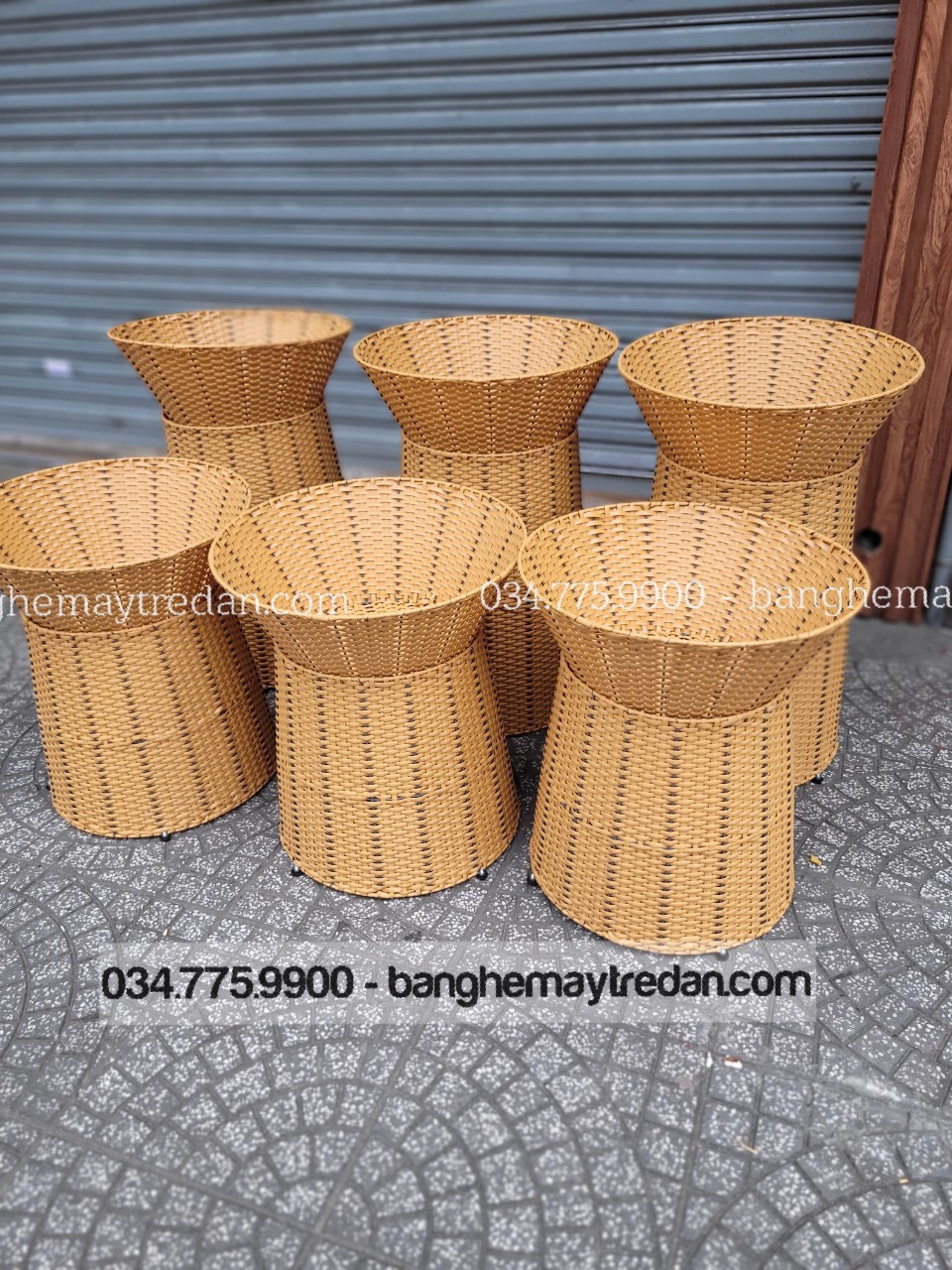 Giỏ trưng bày trái cây trong siêu thị - Mây Tre Lục Bình