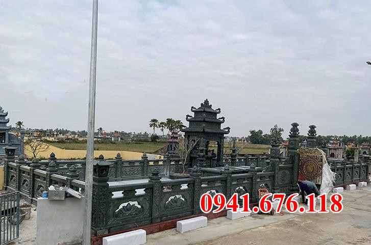 Mẫu 025 lăng mộ bằng đá bán quảng nam nhà mồ nghĩa trang dòng họ ba má