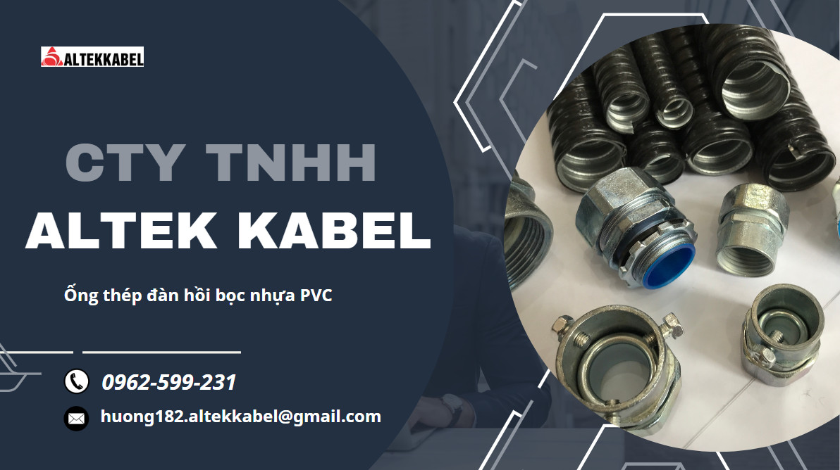 Ống ruột gà Altek kabel, Ống thép mạ kẽm, Ống luồn dây điện