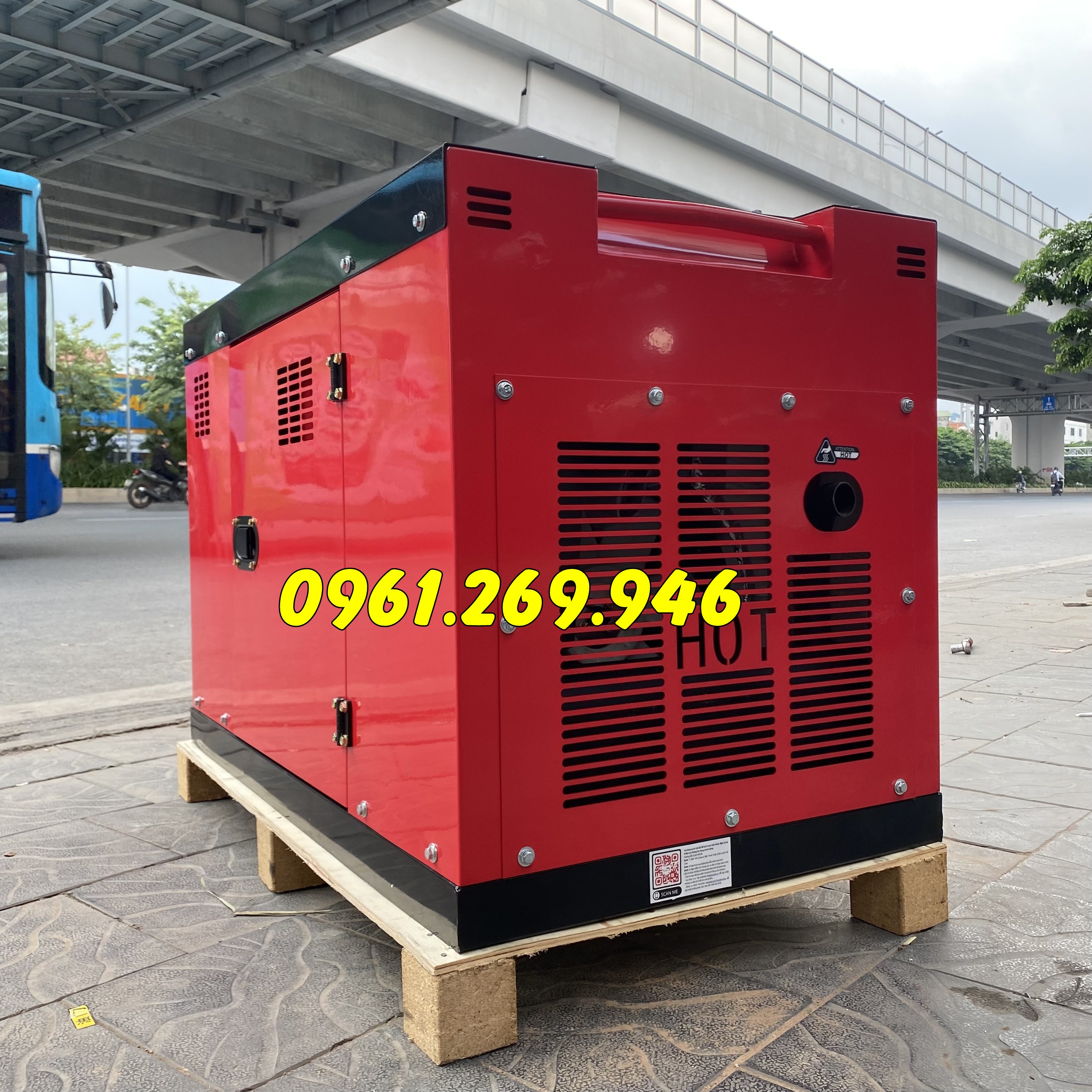 Máy phát điện 6kw chạy dầu Sumokama SK9700TD có cổng ATS