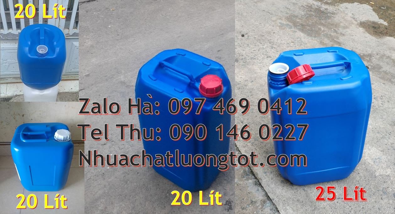 Bán can nhựa lớn hdpe đựng hóa chất,can nhựa 30l đựng thực phẩm giá rẻ