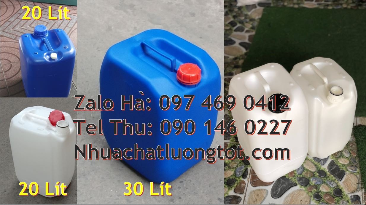 Bán can nhựa lớn hdpe đựng hóa chất,can nhựa 30l đựng thực phẩm giá rẻ