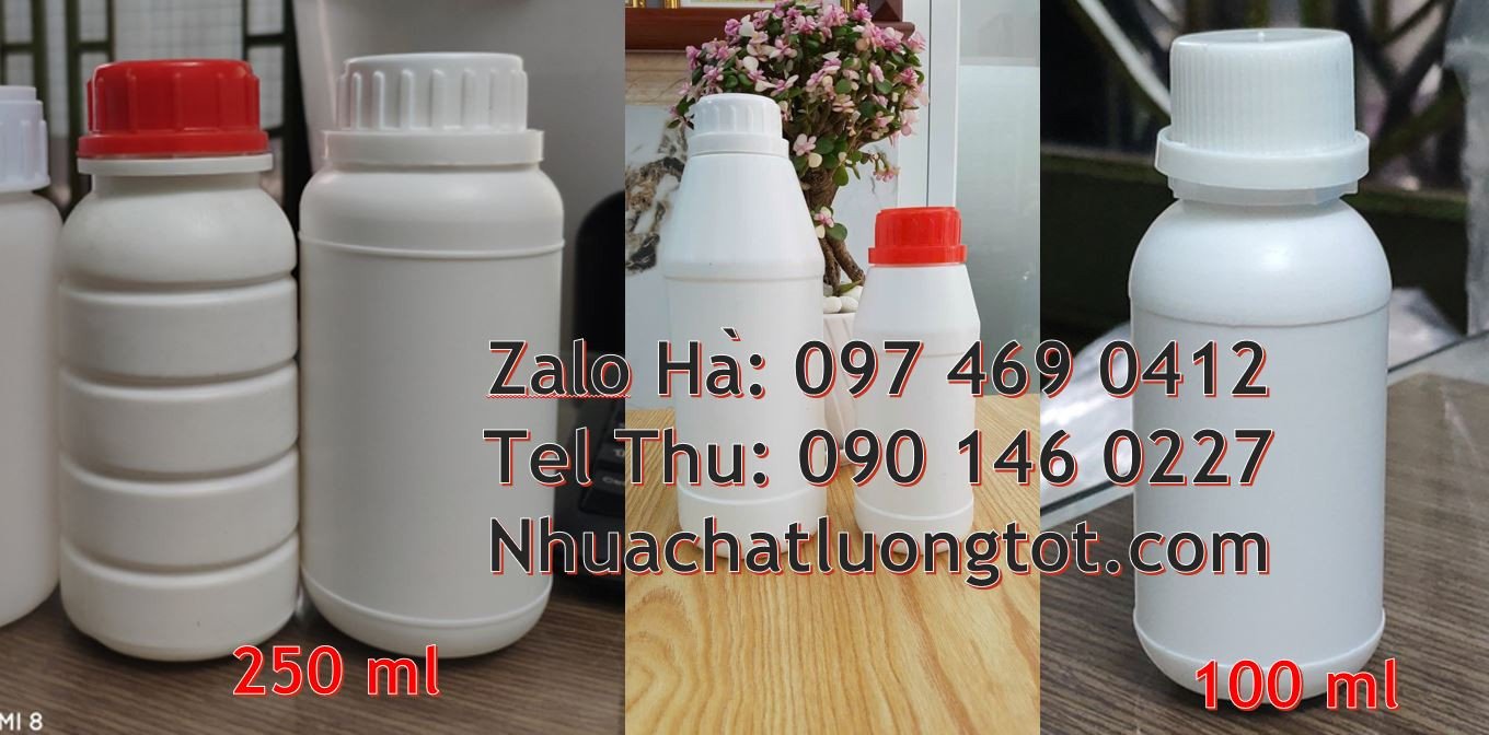 Bán chai nhựa nhỏ 250ml đựng gia vị,chai nhựa 100ml đựng dầu rửa bát