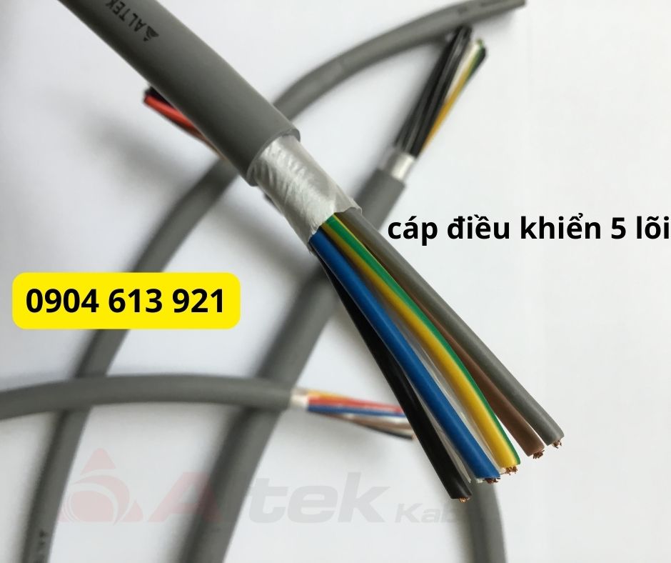 Cáp điều khiển, cáp tín hiệu từ 2 đến 30 lõi Altek Kabel phân phối