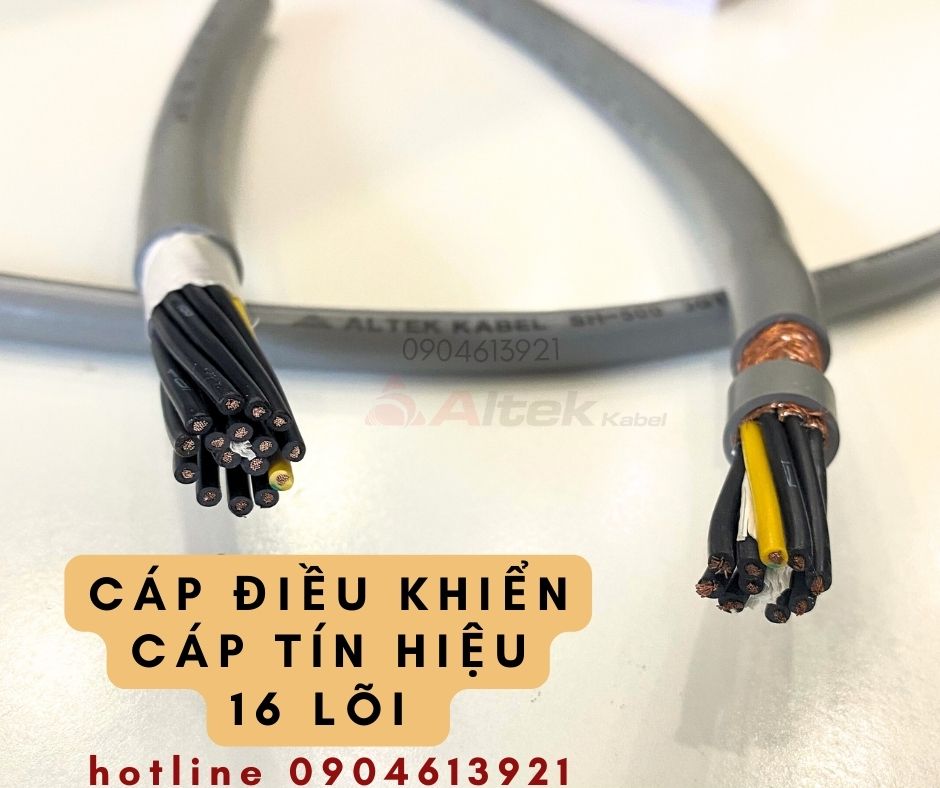 Cáp điều khiển, cáp tín hiệu từ 2 đến 30 lõi Altek Kabel phân phối