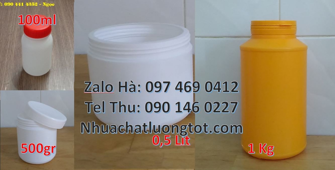 bán hũ nhựa đựng mỹ phẩm giá rẻ,hũ nhựa đựng thực phẩm bánh kẹo trắng