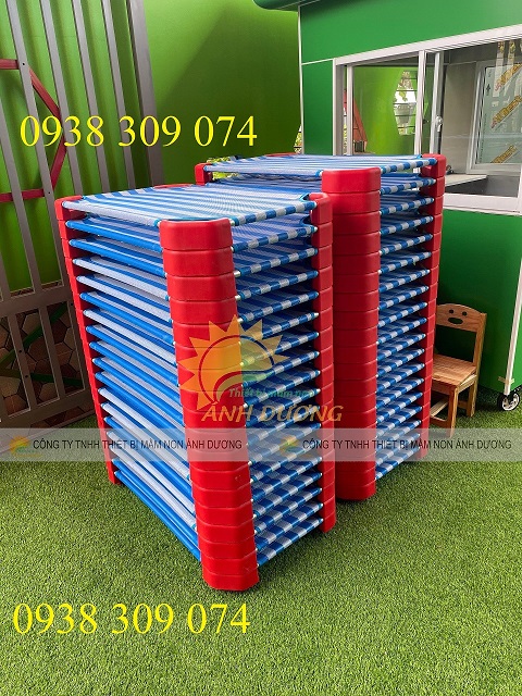 Giường lưới mầm non, giường lưới AD giá rẻ
