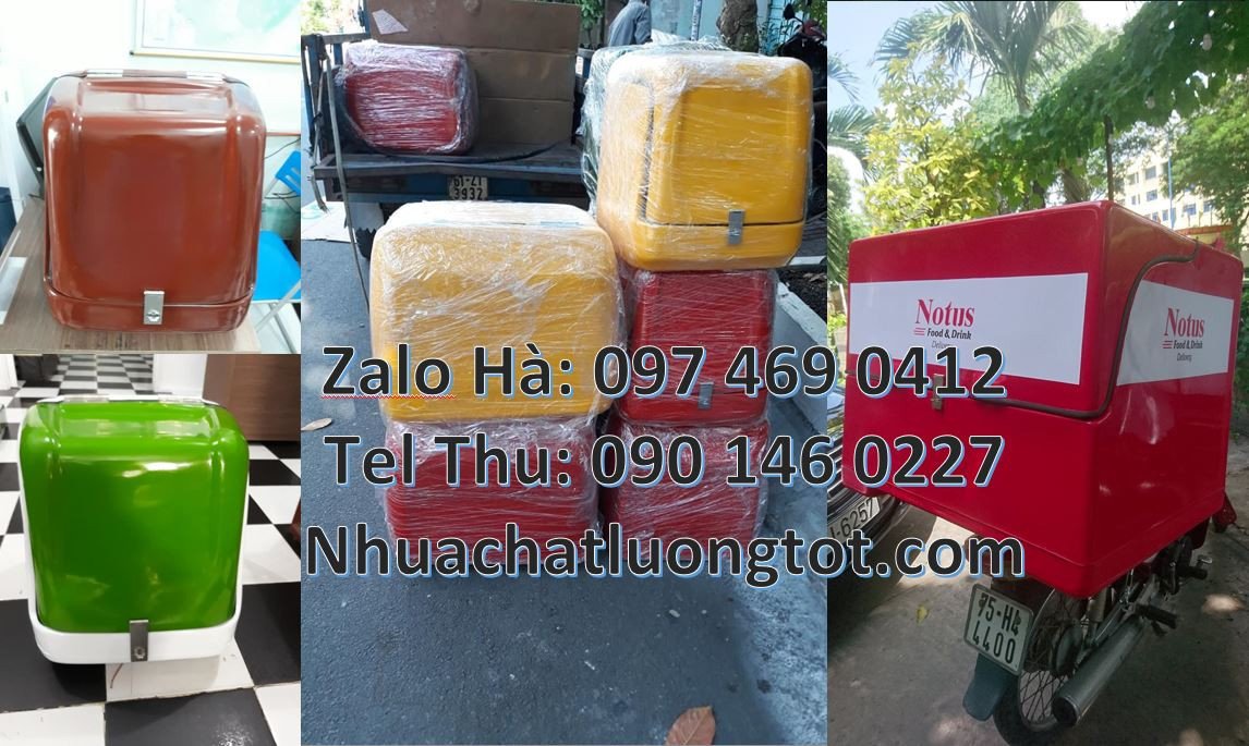 Bán thùng giao hàng chở sau xe máy,thùng giao hàng giữ nhiệt cỡ nhỏ