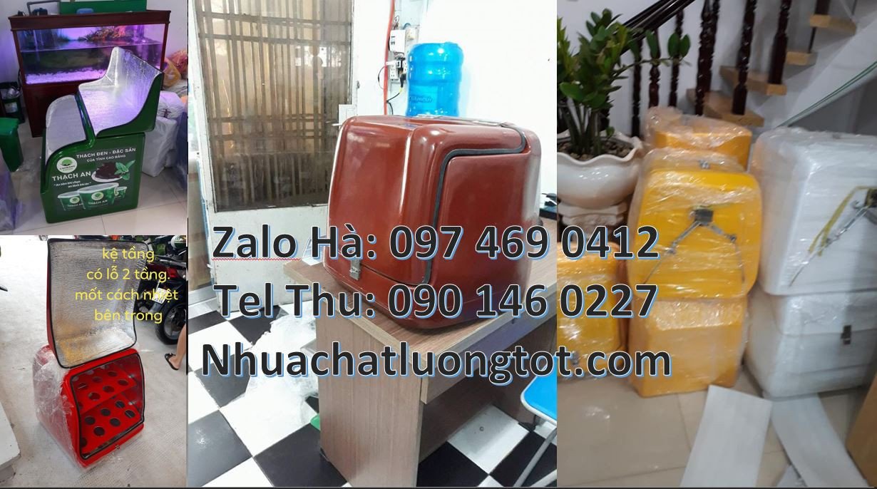 Bán thùng giao hàng chở sau xe máy,thùng giao hàng giữ nhiệt cỡ nhỏ