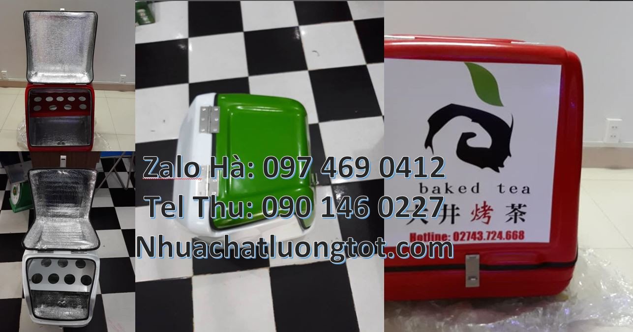 Bán thùng giao hàng chở sau xe máy,thùng giao hàng giữ nhiệt cỡ nhỏ