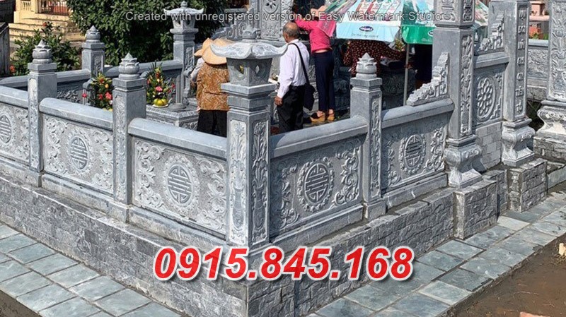 08 Lan can đá xanh tự nhiên đẹp nhất Yên Bái