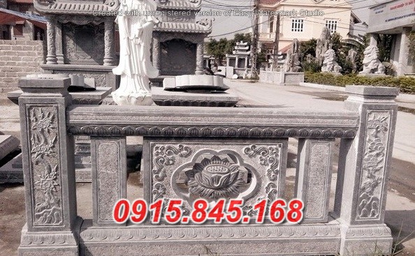 10 Hàng rào bao lan đá đơn giản đẹp bán Điện Biên