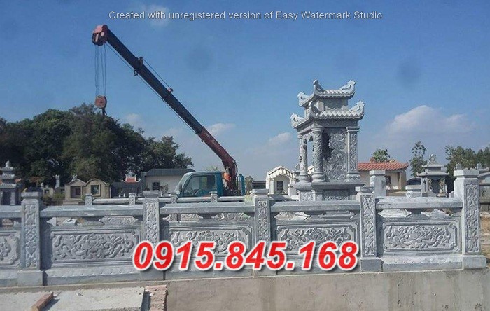 10 Hàng rào bao lan đá đơn giản đẹp bán Điện Biên
