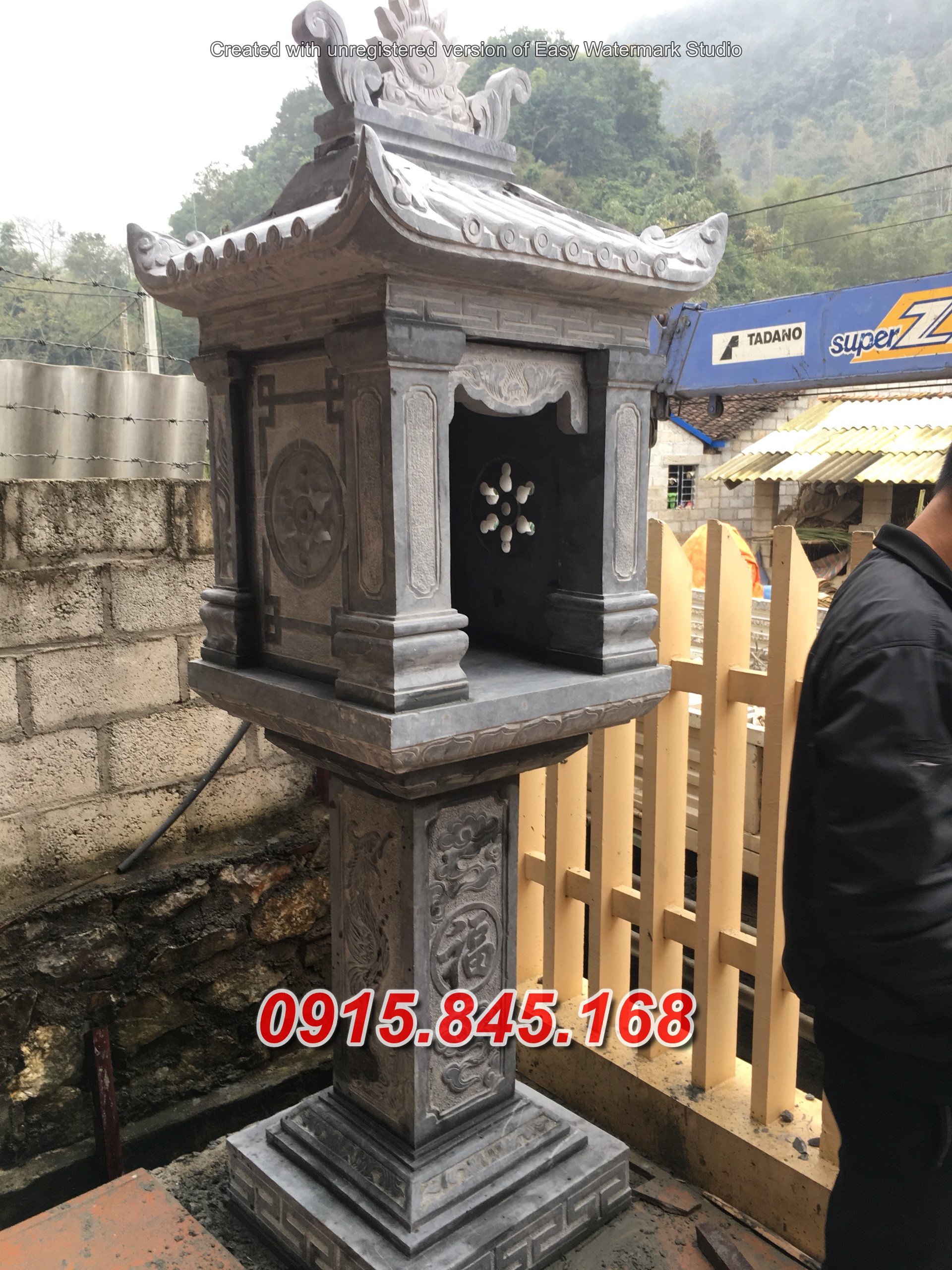 09+ Lan can thiên thờ đá khối tự nhiên đẹp Bình Phước