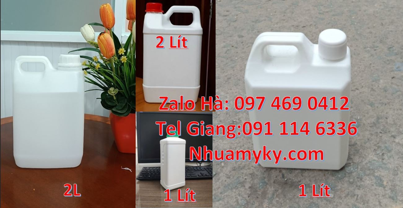 Bán can nhựa loại nhỏ đựng hóa chất,can nhựa 4l đựng thực phẩm giá rẻ