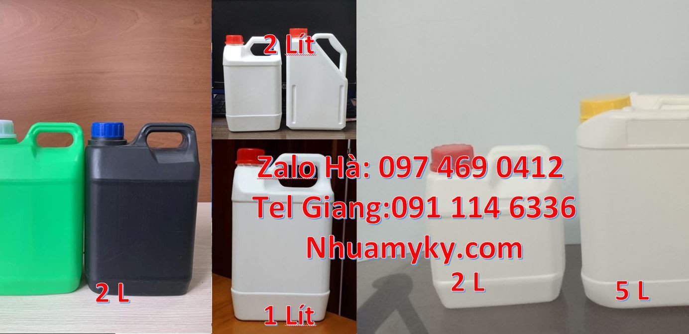 Bán can nhựa loại nhỏ đựng hóa chất,can nhựa 4l đựng thực phẩm giá rẻ