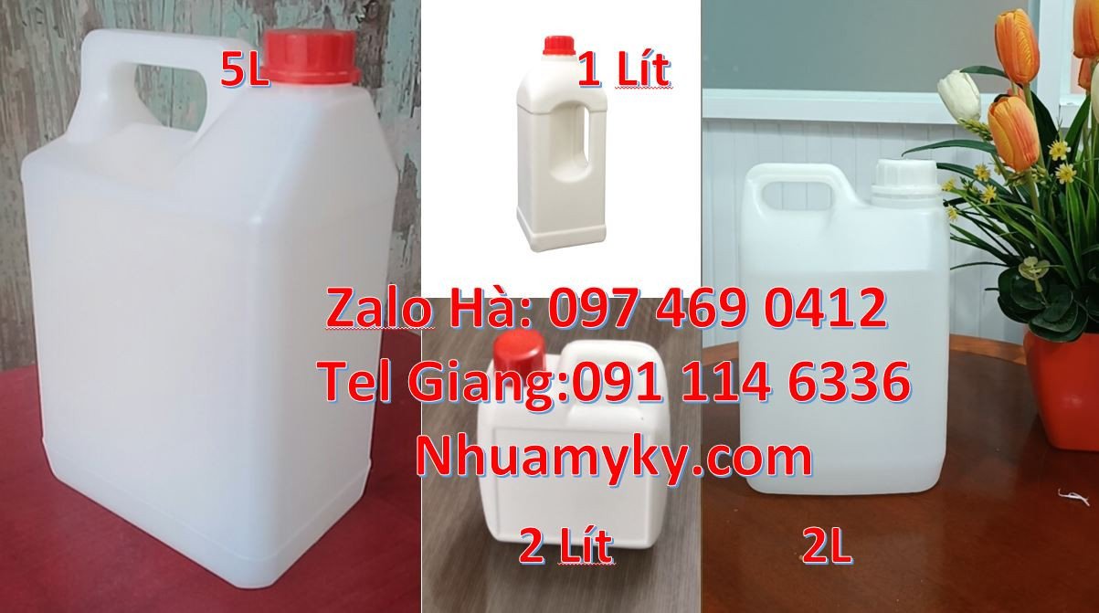 Bán can nhựa loại nhỏ đựng hóa chất,can nhựa 4l đựng thực phẩm giá rẻ