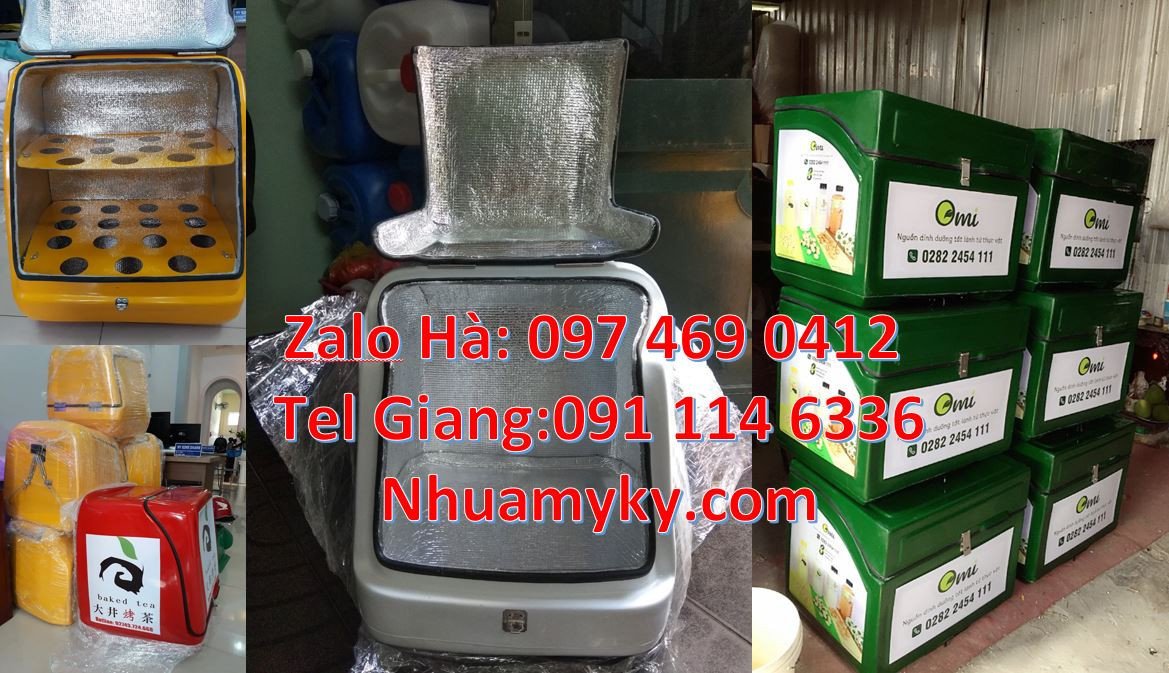 Bán thùng giao hàng tiếp thị,thùng giao hàng giữ nhiệt sau xe máy giá
