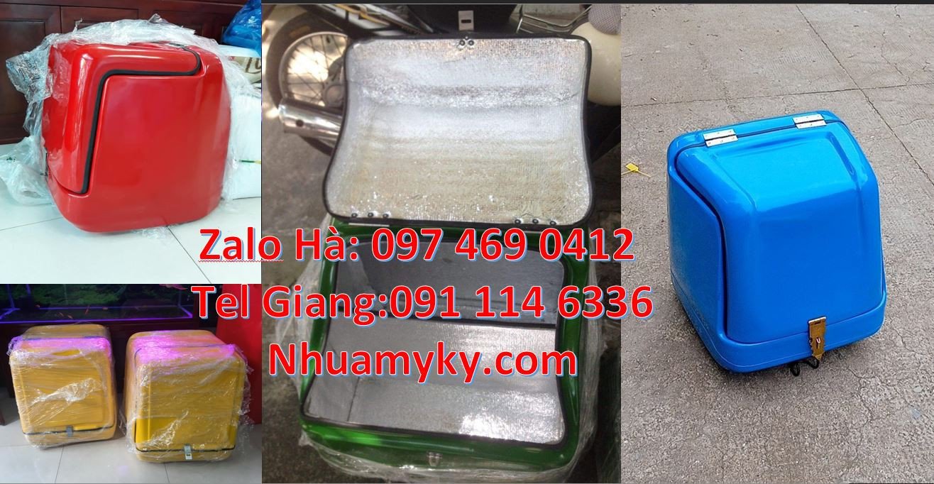 Bán thùng giao hàng tiếp thị,thùng giao hàng giữ nhiệt sau xe máy giá