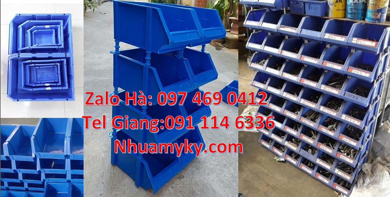 Bán kệ đựng dụng cụ cỡ nhỏ,kệ đựng linh kiện điện tử cỡ trung màu xanh