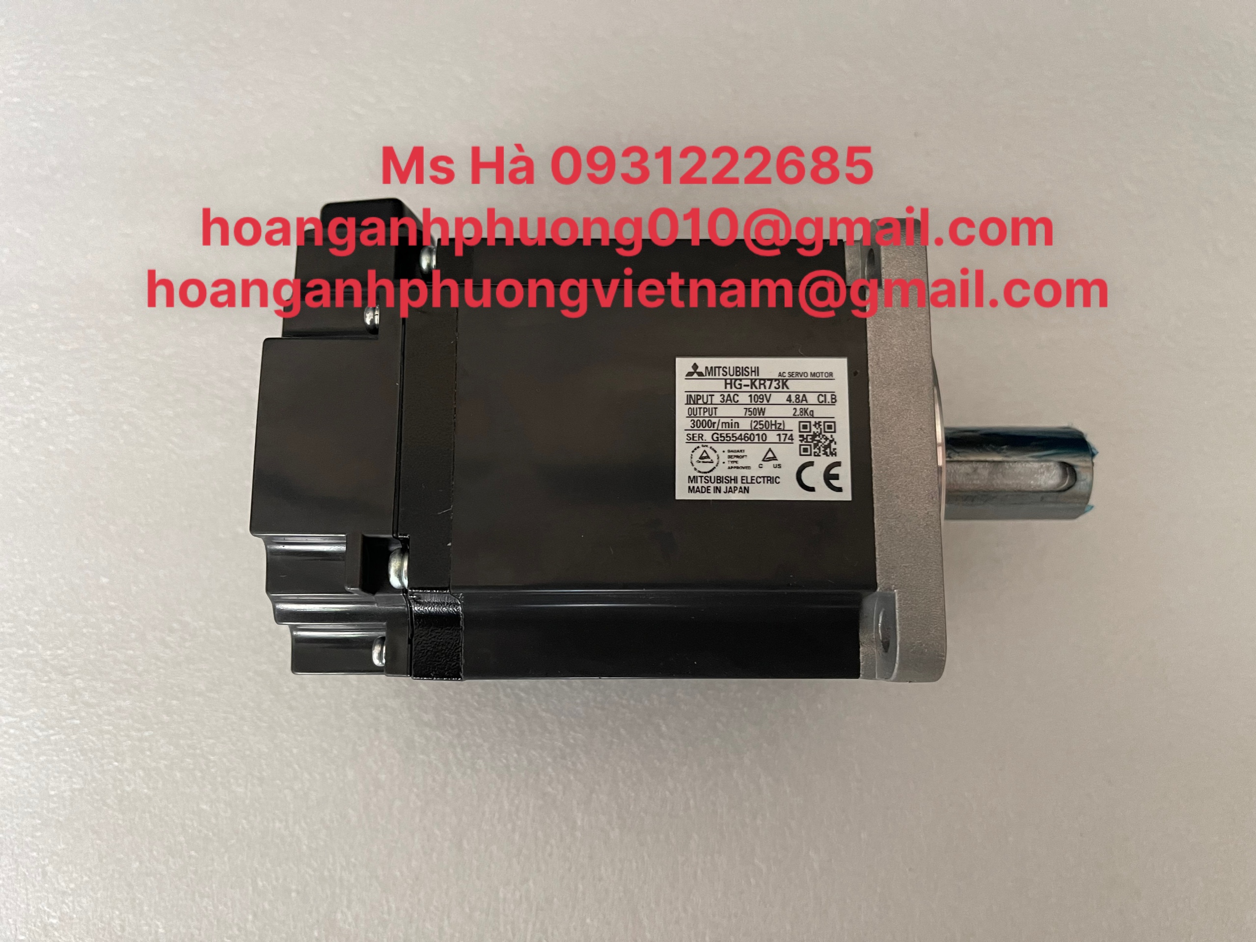 Phân phối các dòng chính hãng servo HG-KR73 mitsubishi