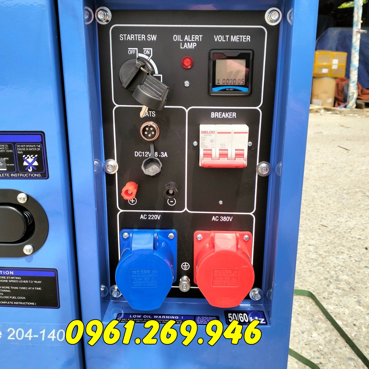 Máy phát điện 9kw 3 pha chạy dầu Easy Power FS11500-3