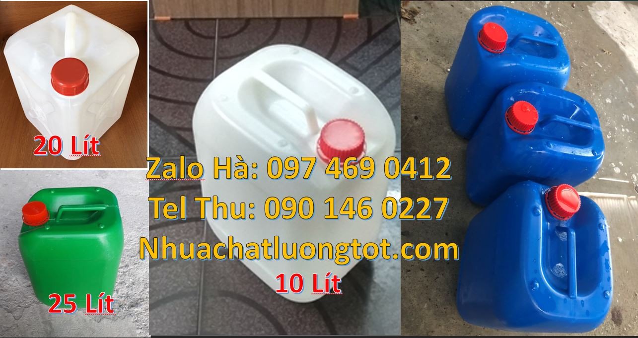 Bán can nhựa lớn 30l đựng hóa chất,can nhựa hdpe màu trắng loại lớn
