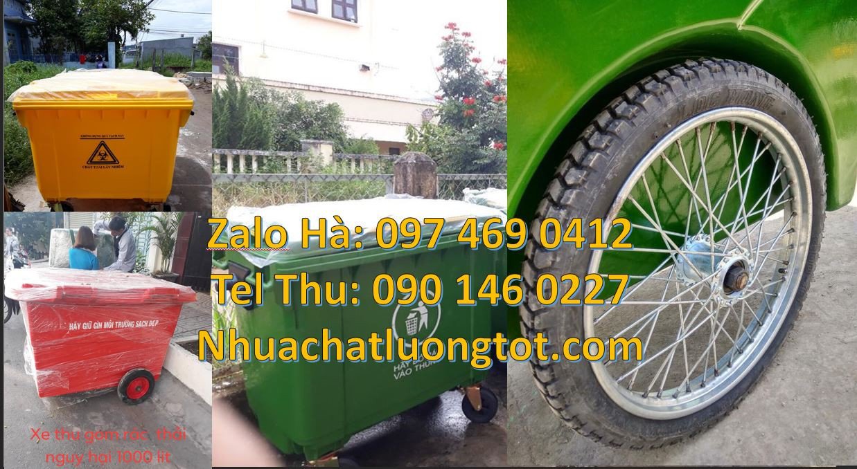 Bán xe thu gom rác cỡ lớn 2000l,xe thu gom rác có bánh hơi,xem gom rác