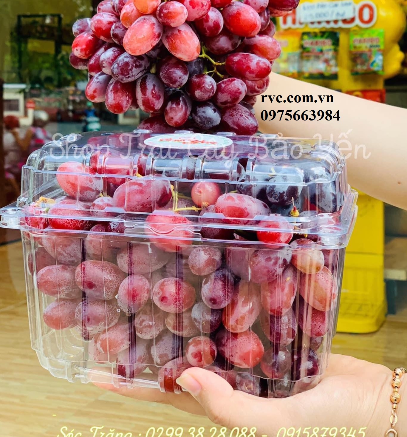 Hộp nhựa trái cây P1000B chính hãng, giá rẻ tại Đà Lạt