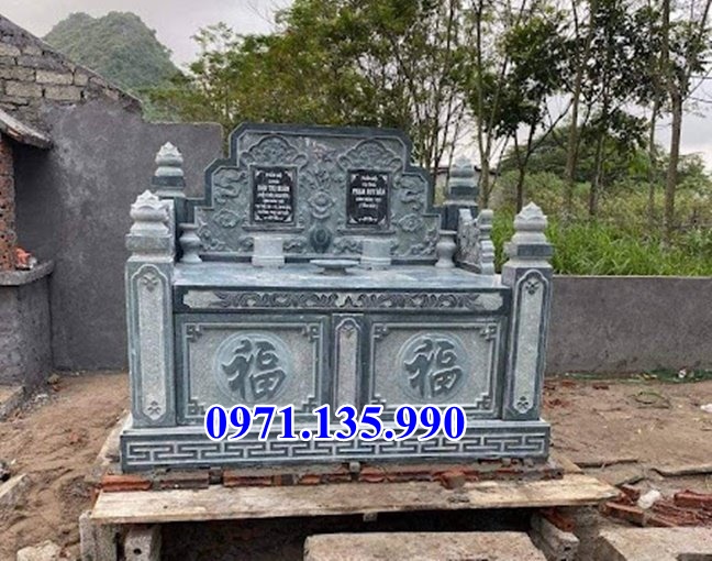 Mộ đá tam sơn - Mẫu mộ hậu bành bằng đá đẹp bán Ninh Thuận