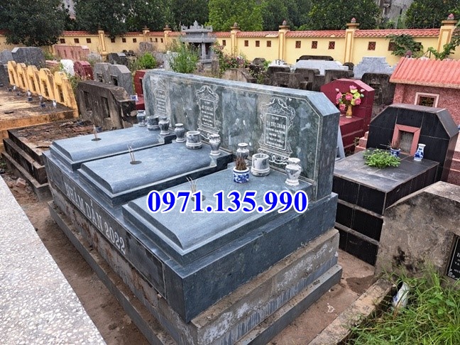 Mộ đá tam sơn - Mẫu mộ hậu bành bằng đá đẹp bán Ninh Thuận