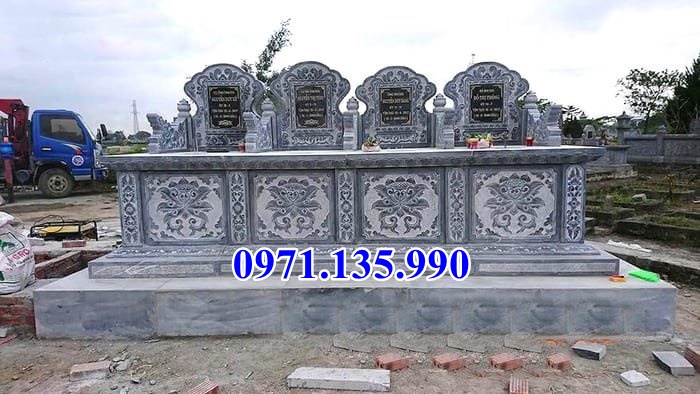 Mộ đá tam sơn - Mẫu mộ hậu bành bằng đá đẹp bán Ninh Thuận