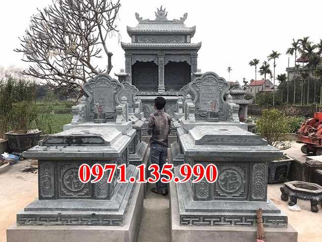 Mộ đá tam sơn - Mẫu mộ hậu bành bằng đá đẹp bán Ninh Thuận