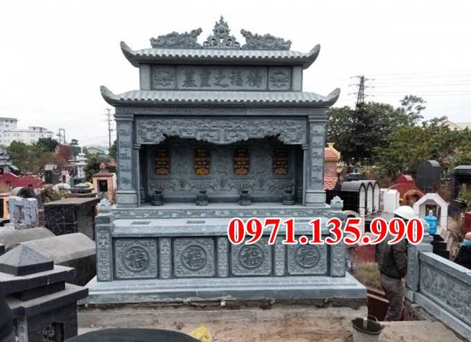 Mộ đá song thân - Mẫu mộ phu thê bằng đá để hài cốt bán Ninh Thuận