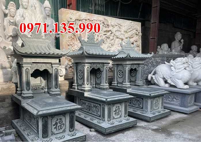Mộ đá quây - Mẫu chụp mộ bằng đá xanh đẹp bán Ninh Thuận