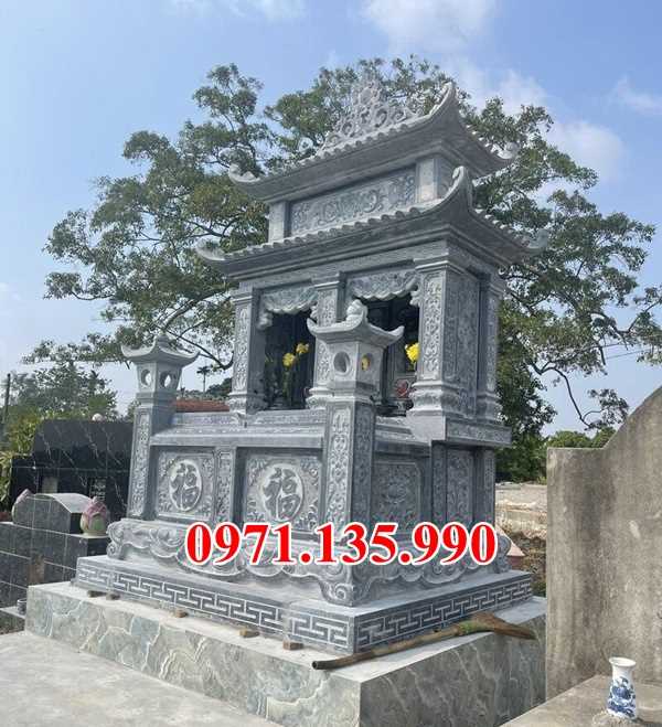 Mộ đá quây - Mẫu chụp mộ bằng đá xanh đẹp bán Ninh Thuận