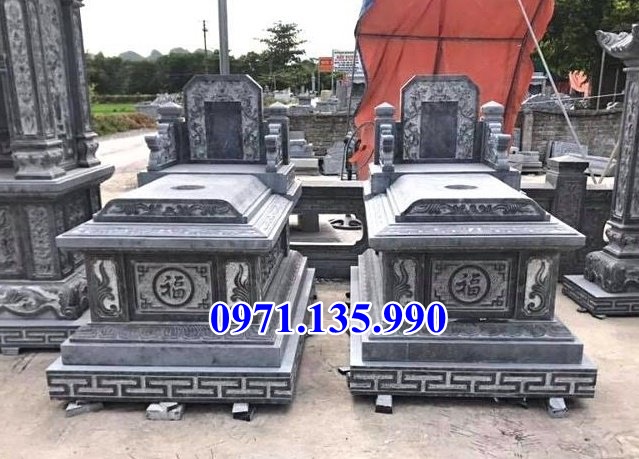 Mộ đá ông bà - Lăng mộ bố mẹ bằng đá để tro cốt đẹp bán Ninh Thuận