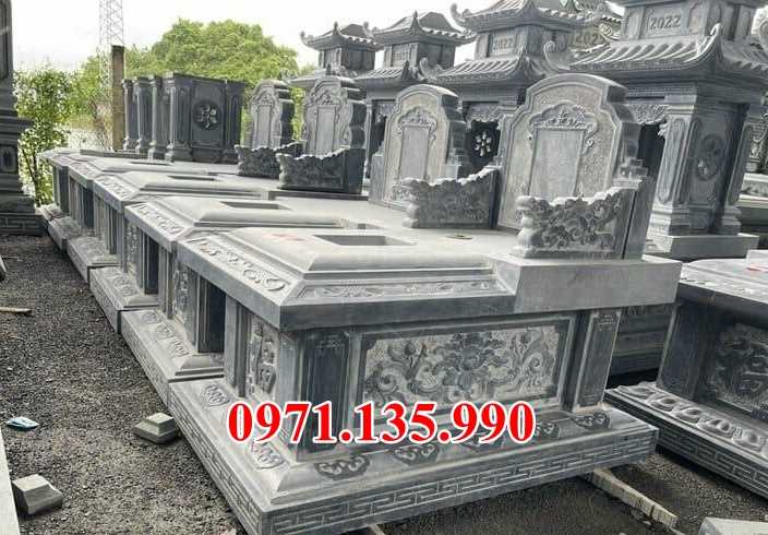 Mộ đá ông bà - Lăng mộ bố mẹ bằng đá để tro cốt đẹp bán Ninh Thuận