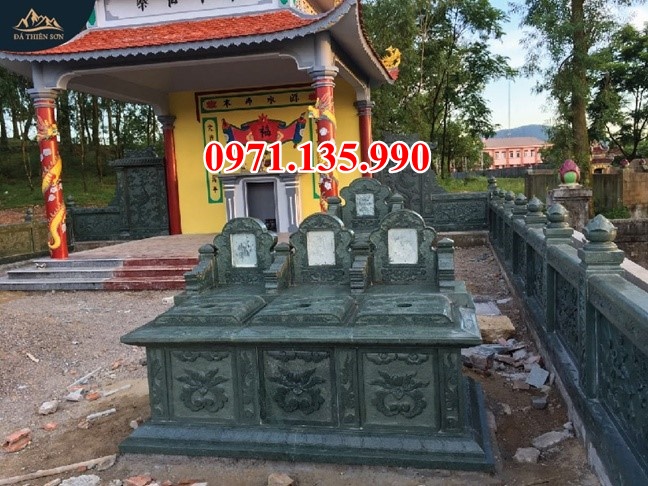 Mộ đá ông bà - Lăng mộ bố mẹ bằng đá để tro cốt đẹp bán Ninh Thuận